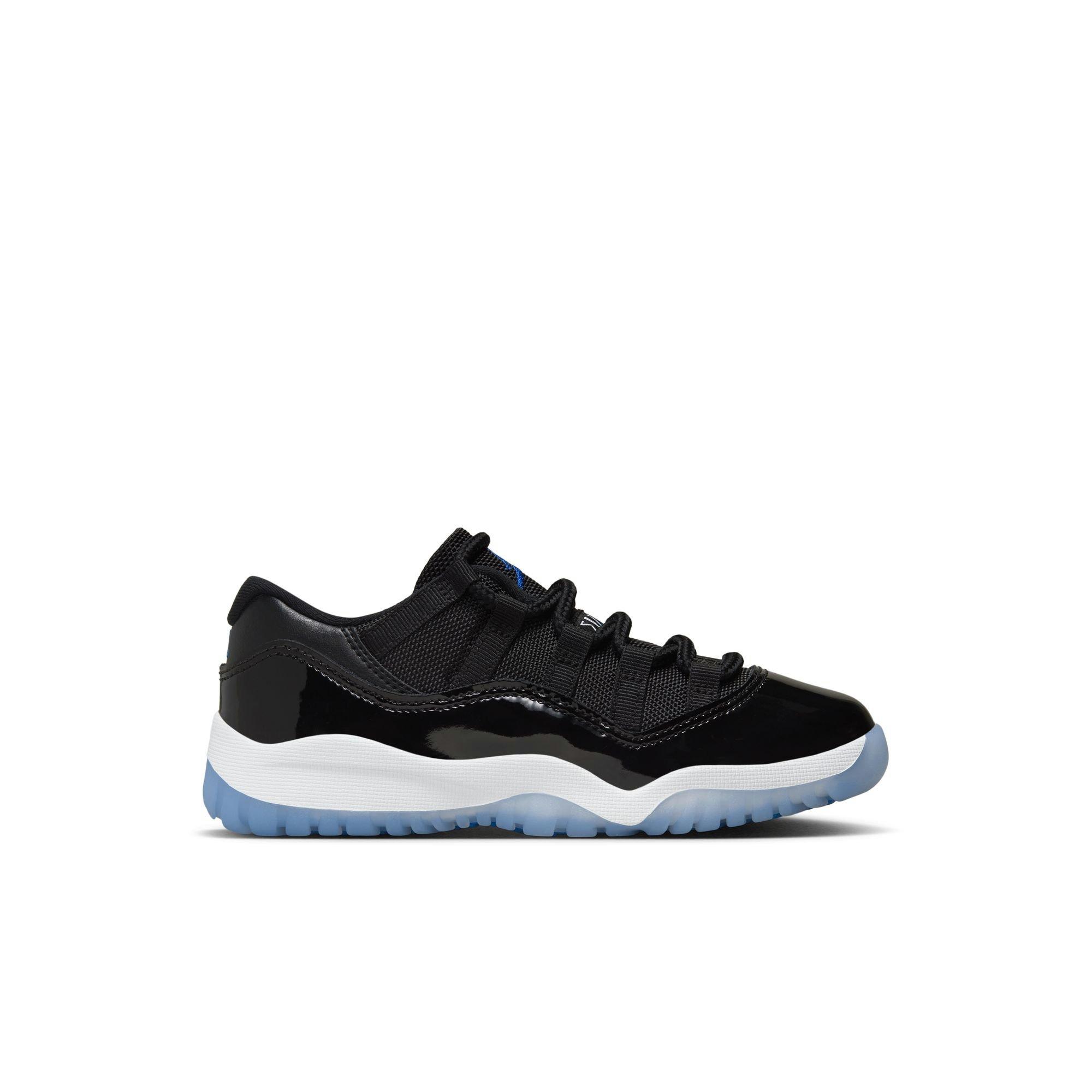 Jordan 11 Retro Low Black Varsity Royal Preschool Kids Shoe Hibbett